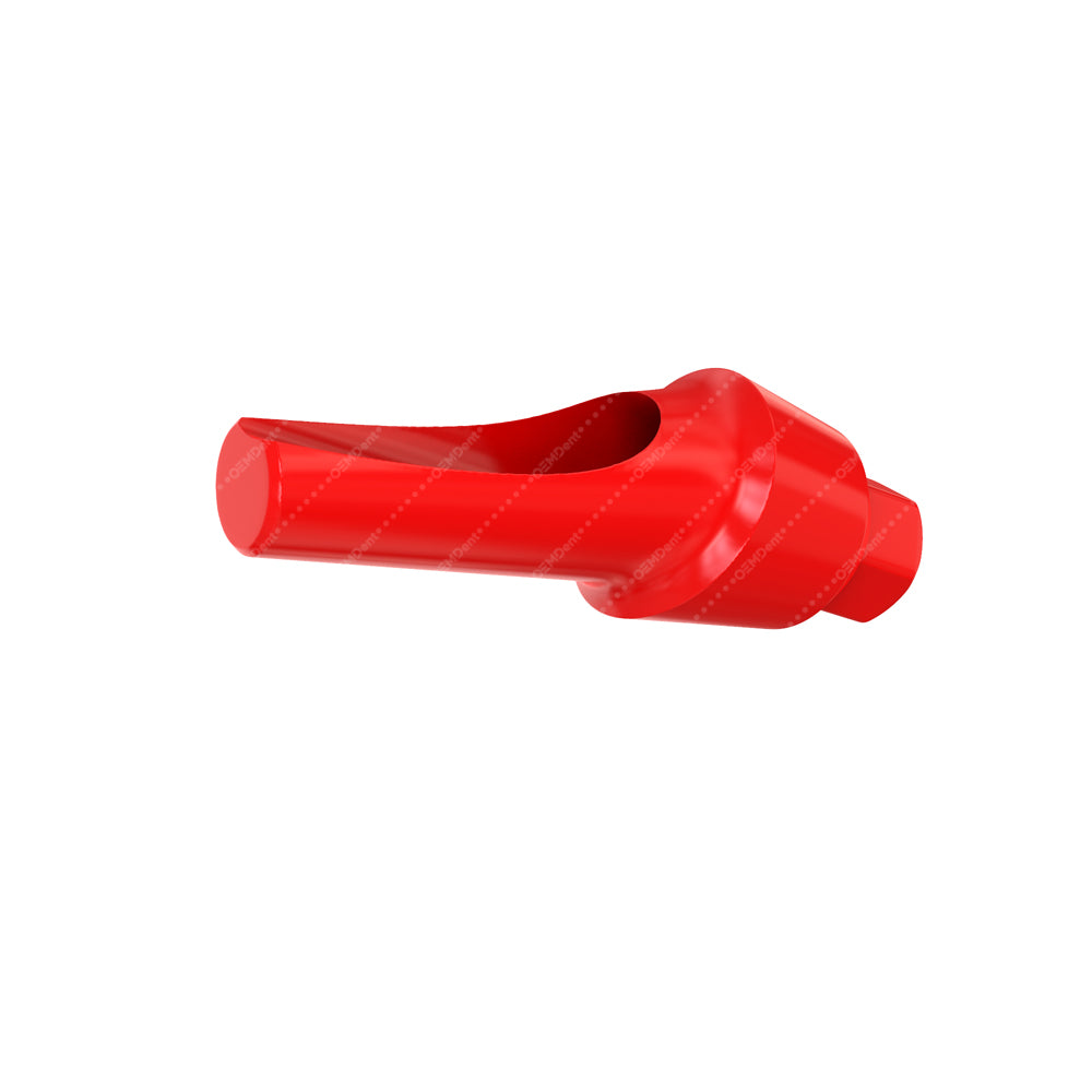 Angulated Anatomic Fully Castable Abutment 15° - BlueSkyBio® Internal Hex Compatible - Side 3mm