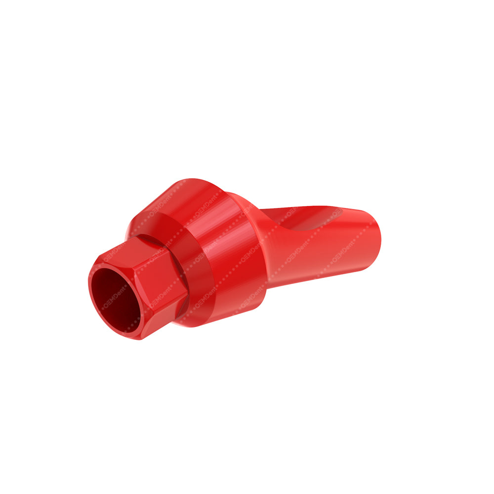 Angulated Anatomic Fully Castable Abutment 25° - AB Dent® Internal Hex Compatible - 2mm
