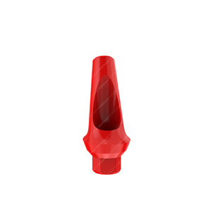 Angulated Anatomic Fully Castable Abutment 25° - BioHorizons® Internal Hex Compatible - Front 1mm