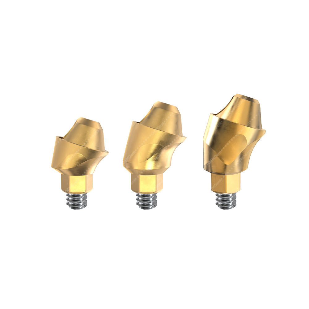 Angulated Multi Unit 1.6 Abutment 17° - GDT Implants® Internal Hex Compatible