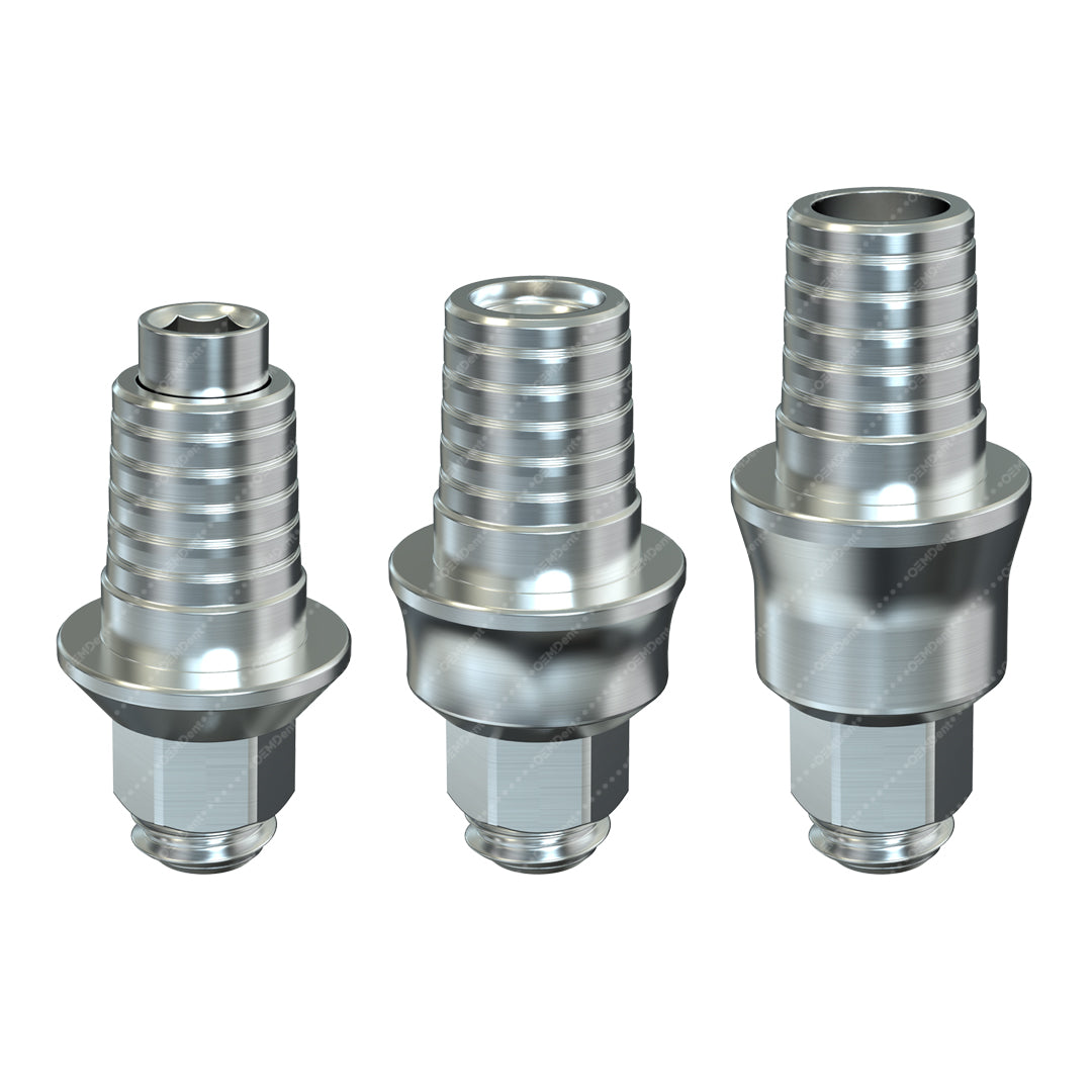 Slim Ti Base Abutment For Single Crown Ø3.75mm - AB Dent® Internal Hex Compatible