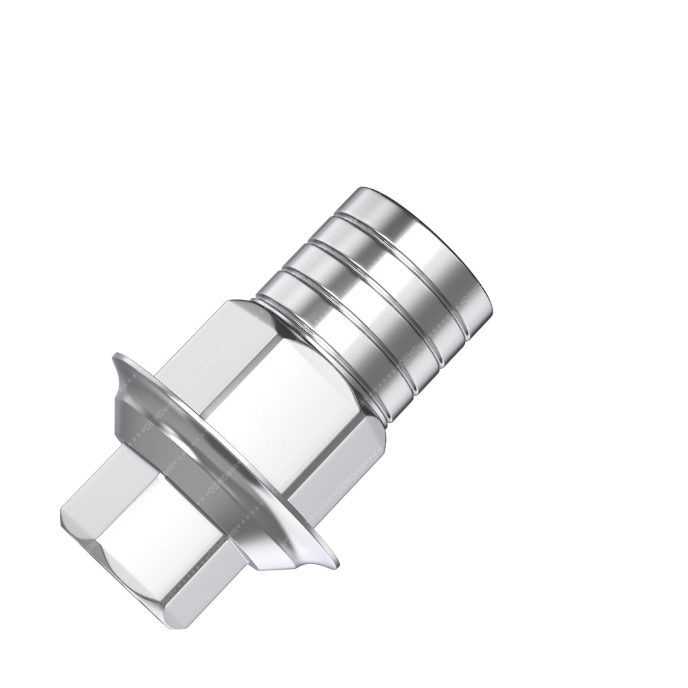 Anti Rotational Titanium Base - GDT Implants® Internal Hex Compatible - 0.5mm