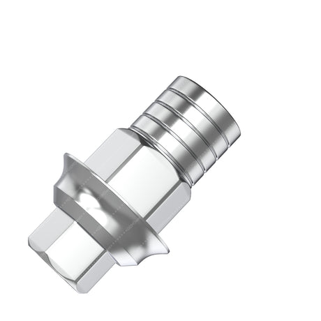 Anti Rotational Titanium Base - GDT Implants® Internal Hex Compatible - 1mm