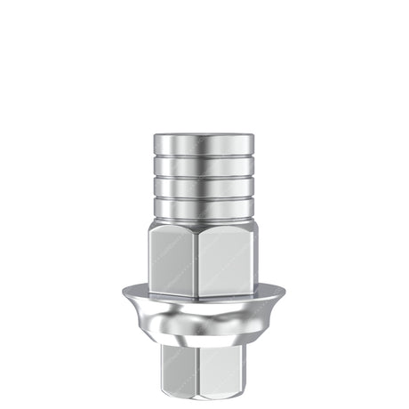 Anti Rotational Titanium Base - GDT Implants® Internal Hex Compatible - Front 1mm