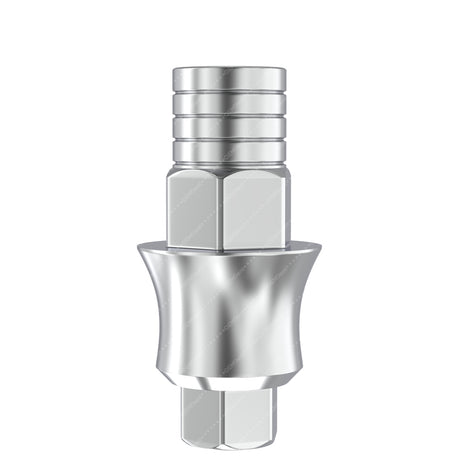 Anti Rotational Titanium Base - GDT Implants® Internal Hex Compatible - Front 3mm