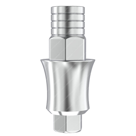 Anti Rotational Titanium Base - GDT Implants® Internal Hex Compatible - Front 4mm