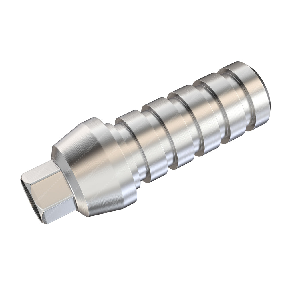 Anti Rotational Titanium Temporary Abutment - GDT Implants® Internal Hex Compatible - Front