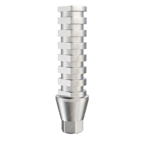 Anti Rotational Titanium Temporary Abutment Narrow Platform (NP) - ADIN CloseFit® Conical Compatible - Side