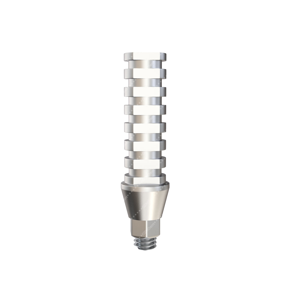 Anti Rotational Titanium Temporary Abutment Narrow Platform (NP) - Implant Direct Interactive®️ Conical Compatible
