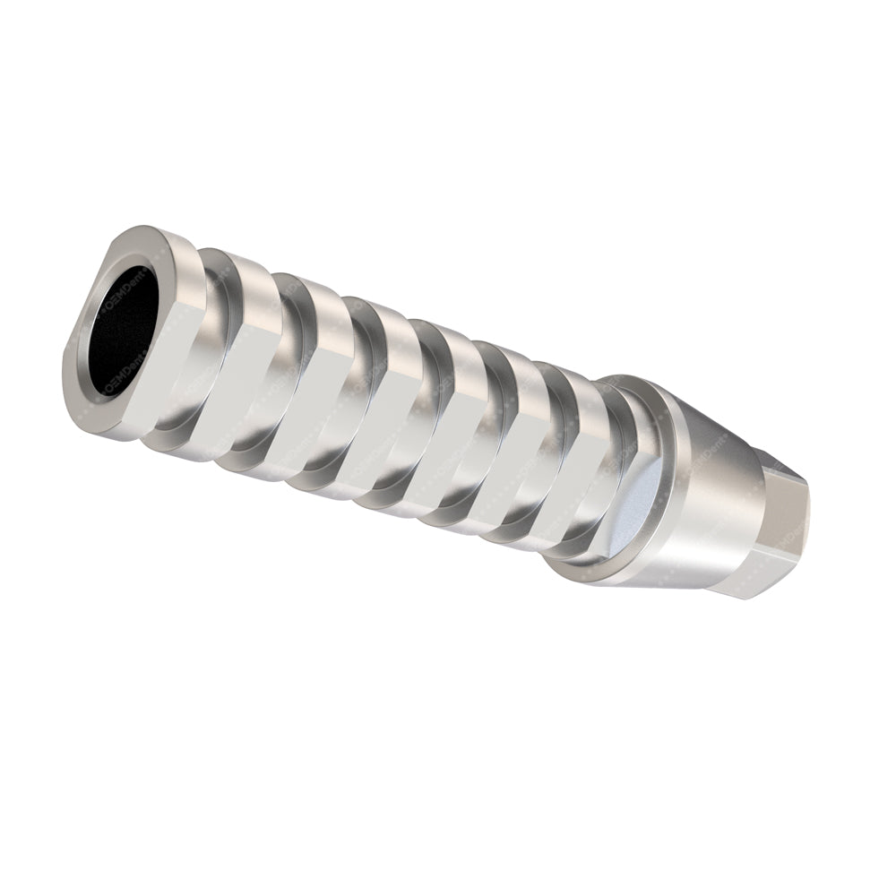Anti Rotational Titanium Temporary Abutment Regular Platform (RP) - Alfa Gate®️ Conical Compatible - Rear