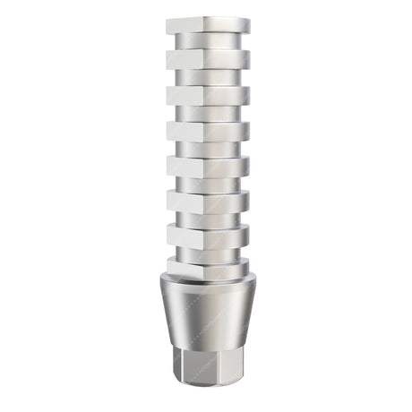 Anti Rotational Titanium Temporary Abutment Regular Platform (RP) - GDT Implants®️ Conical Compatible - Side