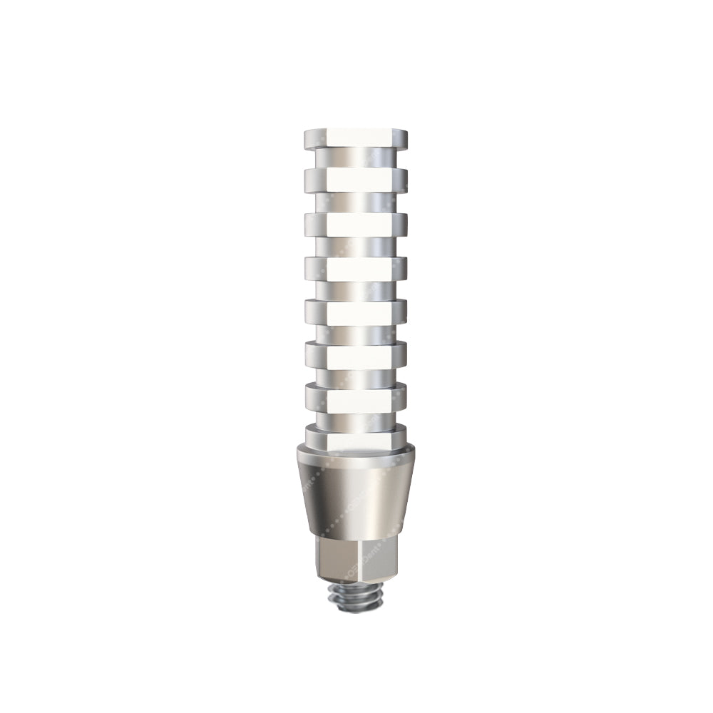 Anti Rotational Titanium Temporary Abutment Regular Platform (RP) - Implant Direct Interactive®️ Conical Compatible