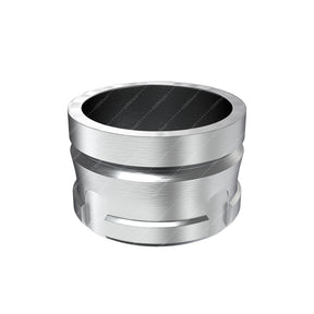 Ball Attachment Components - ADIN CloseFit® Conical Compatible - Regular Size Metal Housing Cap For Ball Attachment - Front