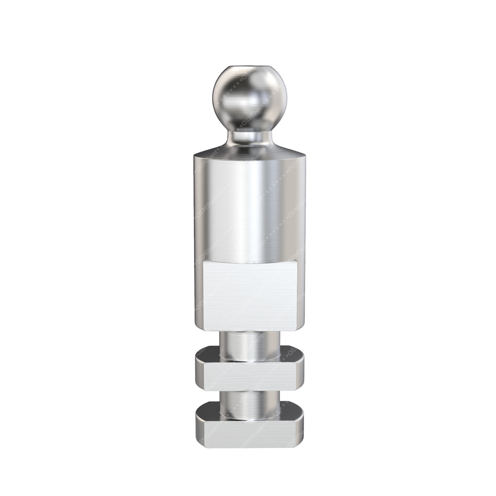 Ball Attachment Components - Alfa Gate®️ Conical Compatible - Ball Attachment Analog - Front