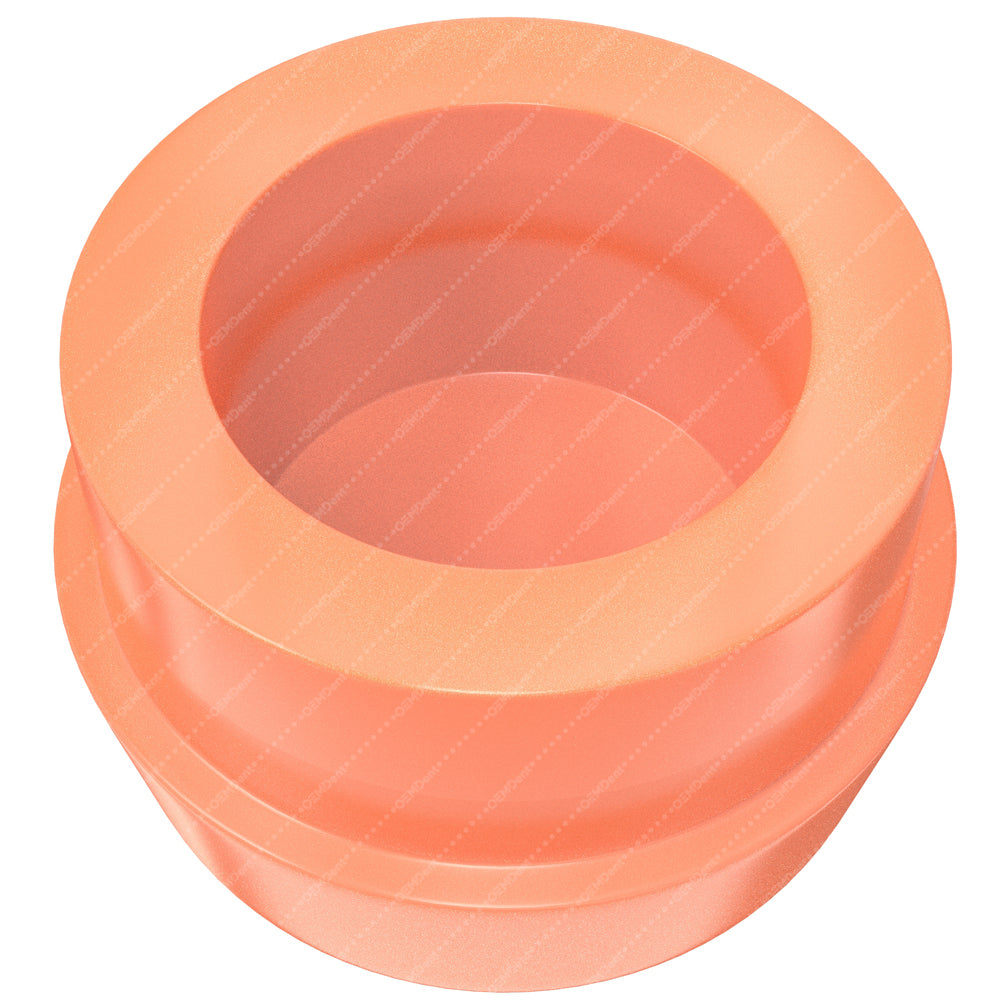 Ball Attachment Components - Alfa Gate®️ Conical Compatible - Regular Size Soft Silicone Cap For Ball Attachment 900g - Front