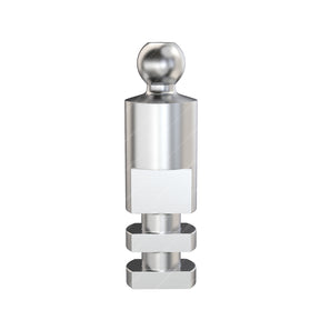 Ball Attachment Components - Alfa Gate® Internal Hex Compatible - Ball Attachment Analog - Front