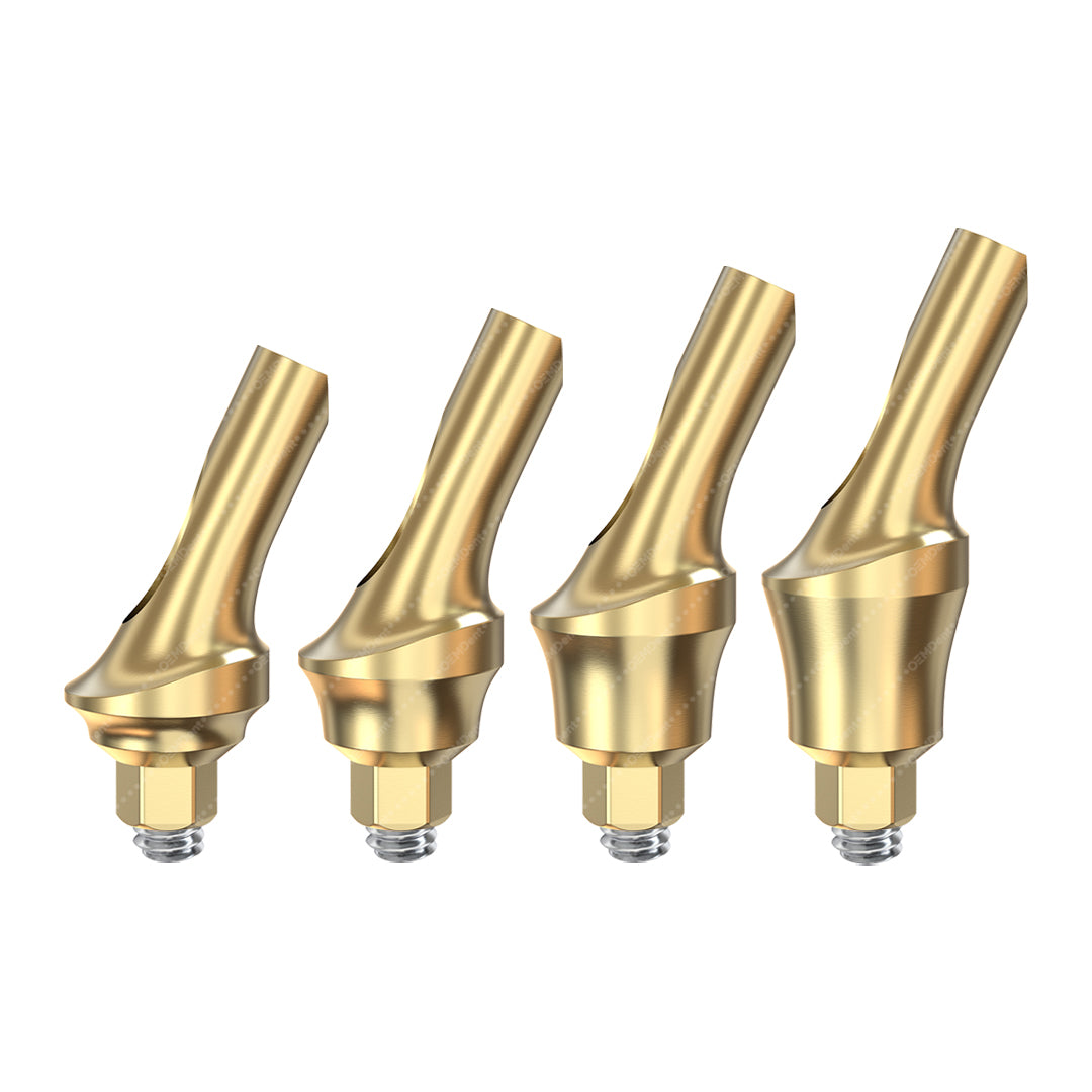 Concave Angulated Abutment 25° - Noris Medical® Internal Hex Compatible