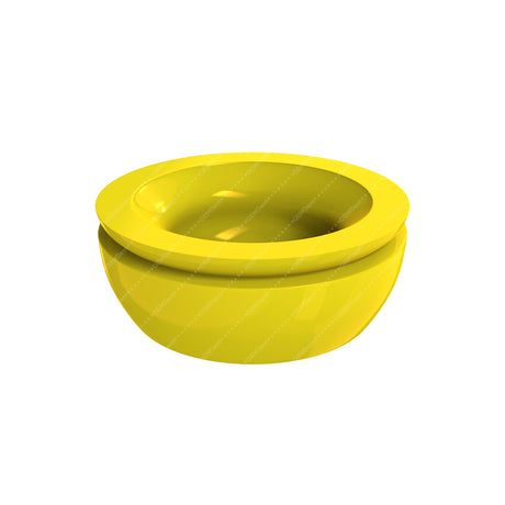 Loc Attachment Components - Implant Direct Interactive®️ Conical Compatible - Extra Soft Silicone Cap - Rear