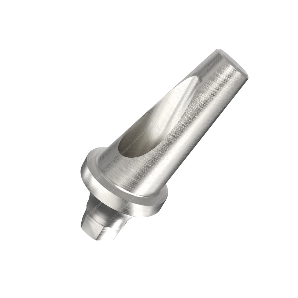 Mini Platform Angled Anatomic Abutment 17° - Osstem®TS Hexagon Compatible - Front - 1mm