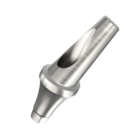 Mini Platform Angled Anatomic Abutment 17° - Osstem®TS Hexagon Compatible - Front - 3mm