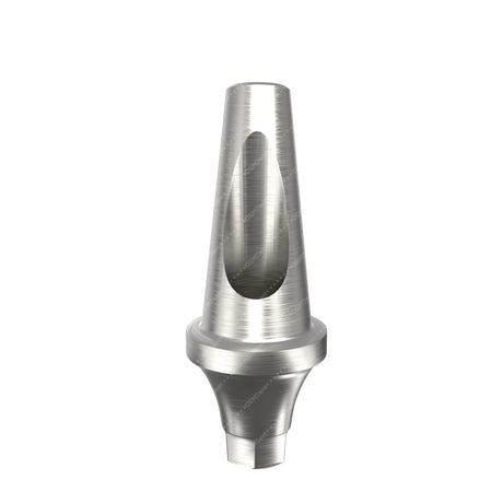 Mini Platform Angled Anatomic Abutment 25° - Osstem®TS Hexagon Compatible - Front - 2mm