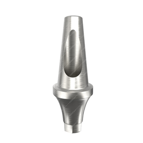 Mini Platform Angled Anatomic Abutment 25° - Osstem®TS Hexagon Compatible - Front - 3mm