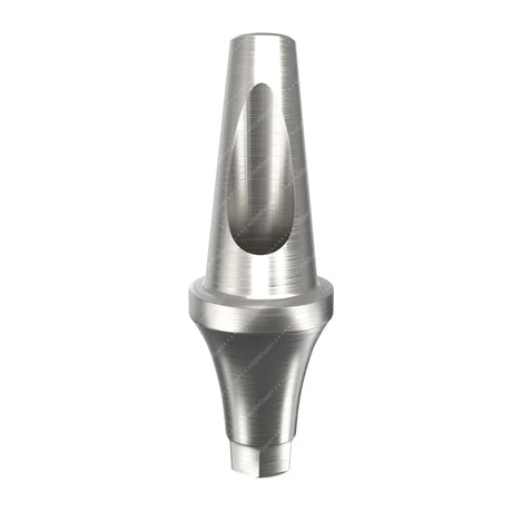 Mini Platform Angled Anatomic Abutment 25° - Osstem®TS Hexagon Compatible - Front - 4mm