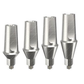 Mini Platform Straight Abutment With Shoulder - Osstem®TS Hexagon Compatible 