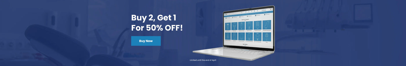 Buy 2 products on OEMDent and get 1 for 50% off discount