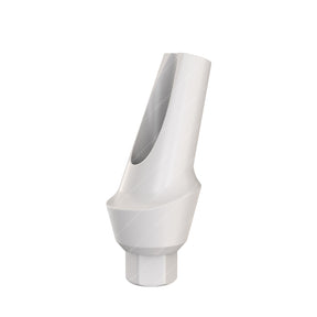 Peek Temporary Anatomic Angled Abutment 15° - AB Dent® Internal Hex Compatible -Front - 2mm