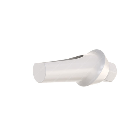 Peek Temporary Anatomic Angled Abutment 15° - AB Dent® Internal Hex Compatible -Rear - 1mm