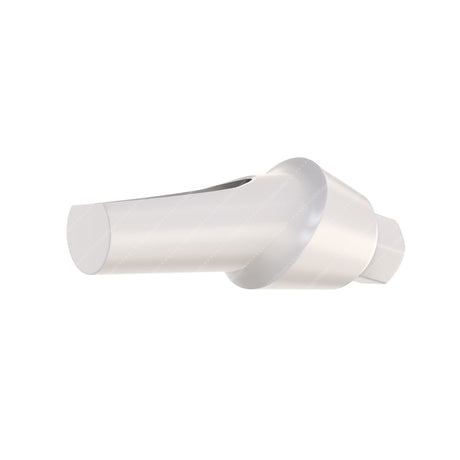 Peek Temporary Anatomic Angled Abutment 15° - AB Dent® Internal Hex Compatible -Rear - 3mm