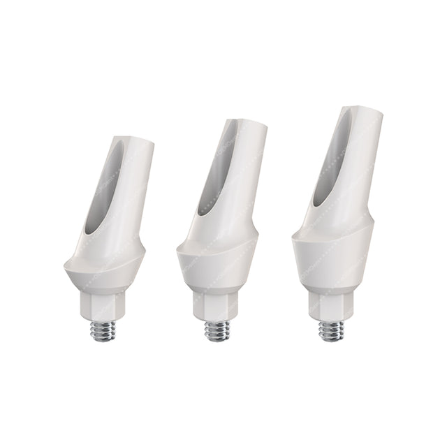 Peek Temporary Anatomic Angled Abutment 15° - Alfa Gate® Internal Hex Compatible+