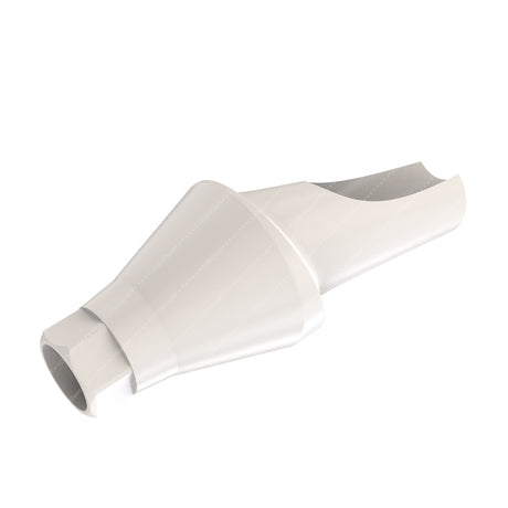 Peek Temporary Anatomic Angled Abutment 15° Regular Platform (RP) - ADIN CloseFit® Conical Compatible - Side - 3mm