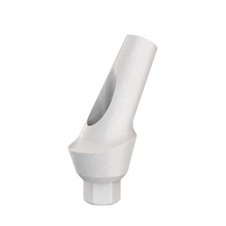 Peek Temporary Anatomic Angled Abutment 25° - Cortex® Internal Hex Compatible - Front - 2mm