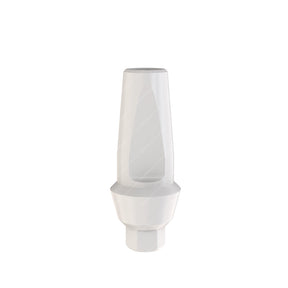 Peek Temporary Anatomic Straight Abutment - AB Dent® Internal Hex Compatible - Front - 2mm