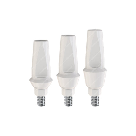 Peek Temporary Anatomic Straight Abutment - AB Dent® Internal Hex Compatible