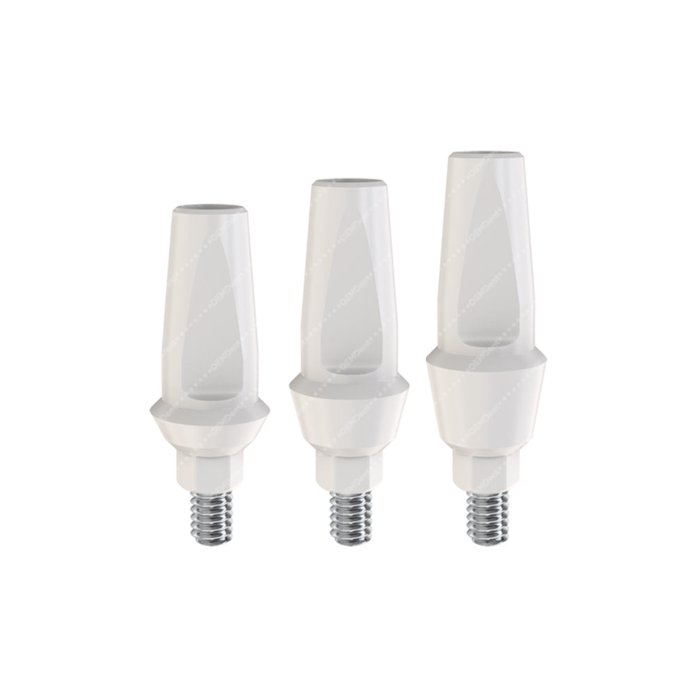 Peek Temporary Anatomic Straight Abutment - Alfa Gate® Internal Hex Compatible