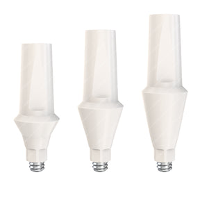 Peek Temporary Anatomic Straight Abutment Narrow Platform (NP) - ADIN CloseFit® Conical Compatible