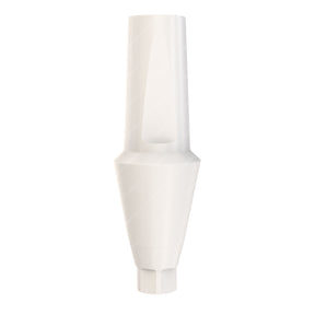 Peek Temporary Anatomic Straight Abutment Narrow Platform (NP) - Alfa Gate®️ Conical Compatible - Front - 4.5mm