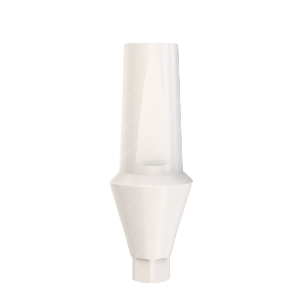 Peek Temporary Anatomic Straight Abutment Narrow Platform (NP) - BlueSkyBio Max®️ Conical Compatible - Front - 3mm