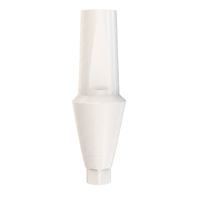 Peek Temporary Anatomic Straight Abutment Narrow Platform (NP) - DSI®️ Conical Compatible - Front - 4.5mm