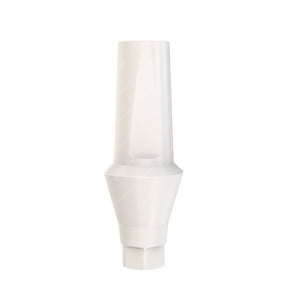 Peek Temporary Anatomic Straight Abutment Regular Platform (RP) - ADIN CloseFit® Conical Compatible - Front - 3mm