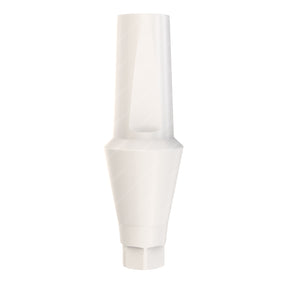 Peek Temporary Anatomic Straight Abutment Regular Platform (RP) - ADIN CloseFit® Conical Compatible - Front - 4.5mm