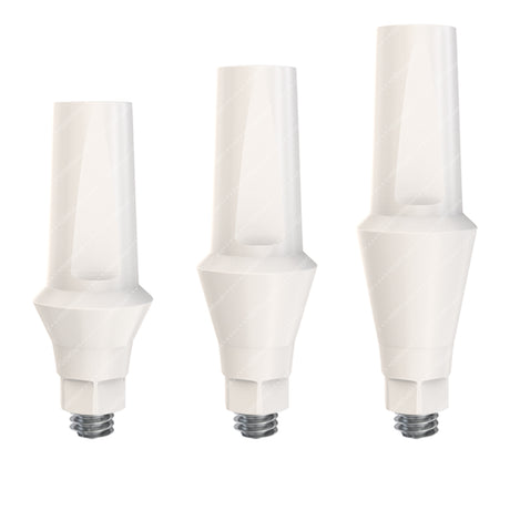 Peek Temporary Anatomic Straight Abutment Regular Platform (RP) - BlueSkyBio Max®️ Conical Compatible