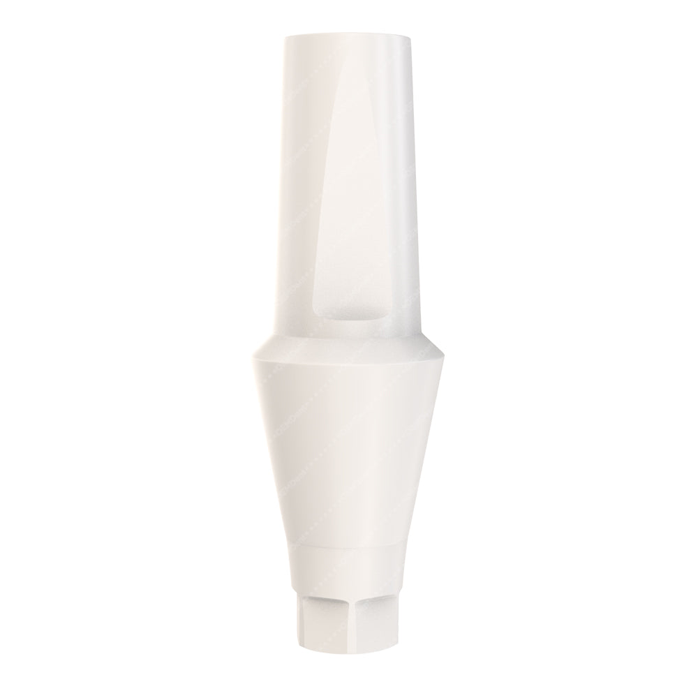 Peek Temporary Anatomic Straight Abutment Regular Platform (RP) - NobelActive®️ Conical Compatible - Front - 4.5mm