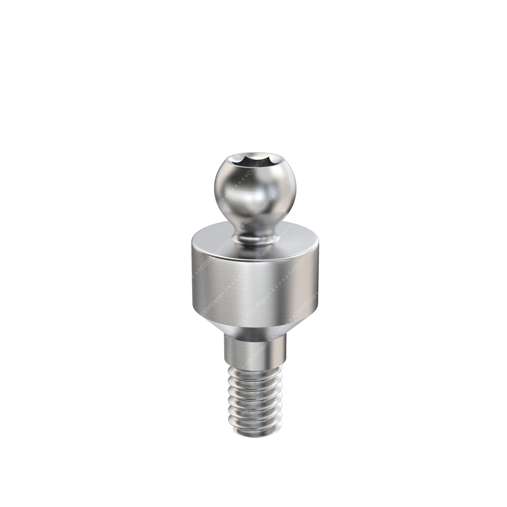 Straight Ball Attachment - Alfa Gate® Internal Hex Compatible