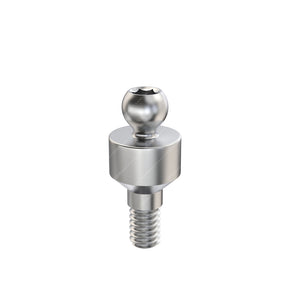 Straight Ball Attachment - Alfa Gate® Internal Hex Compatible