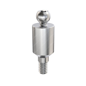 Straight Ball Attachment - Alfa Gate® Internal Hex Compatible