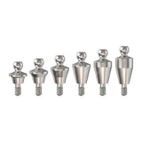 Straight Ball Attachment Wide Platform (WP) - ADIN CloseFit® Conical Compatible